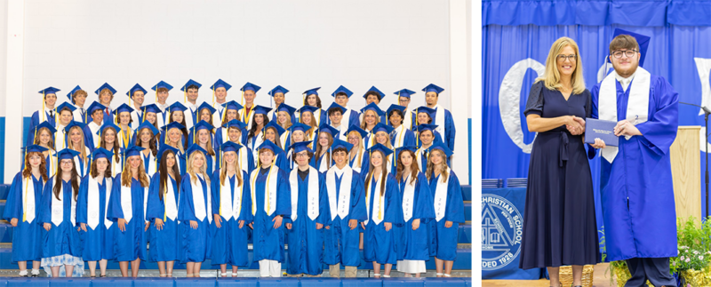 Graduation Photo Package #2: 8x10 Class Photo and 5x7 Diploma Photo